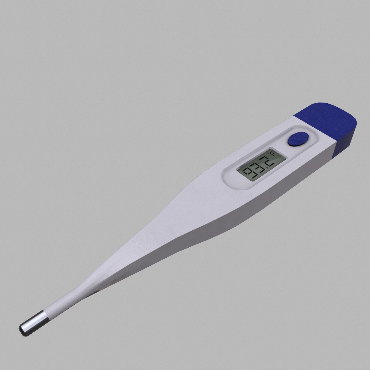 Thermometer Low Poly Low-poly 3D model_5