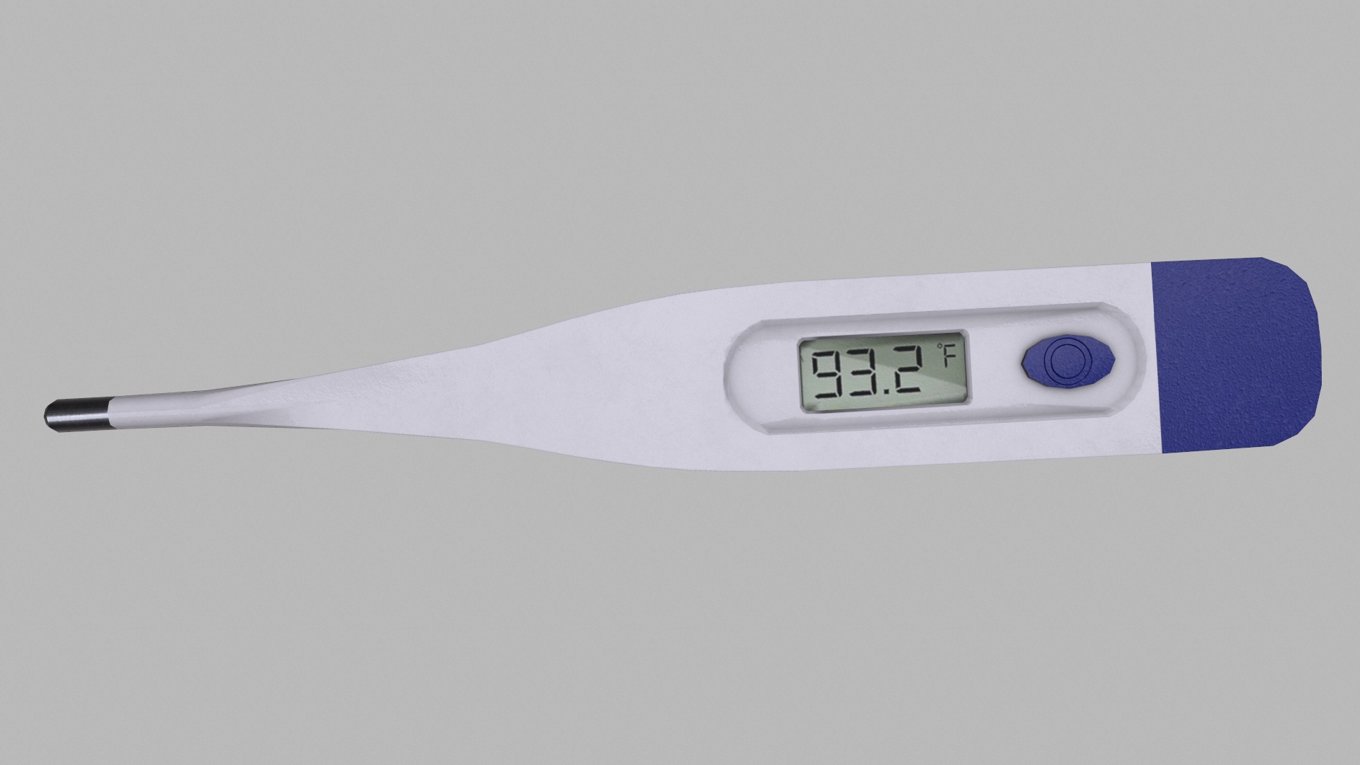 Thermometer Low Poly Low-poly 3D model_6