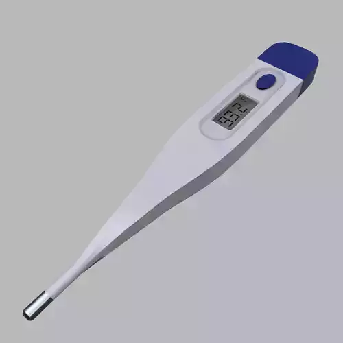 Thermometer Low Poly Low-poly 3D model