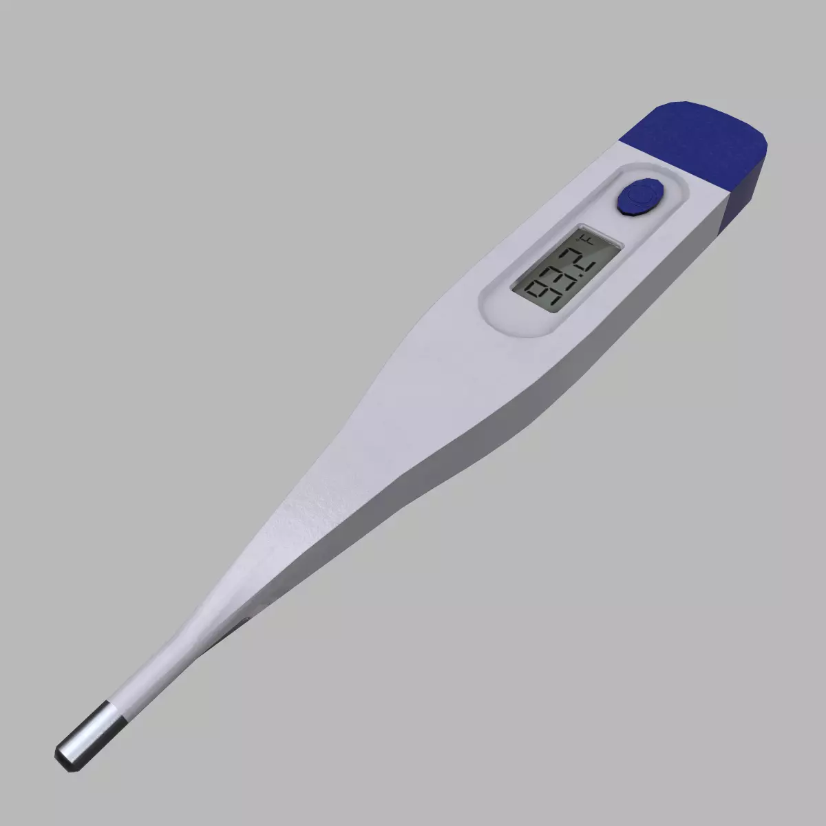 Thermometer Low Poly Low-poly 3D model_0