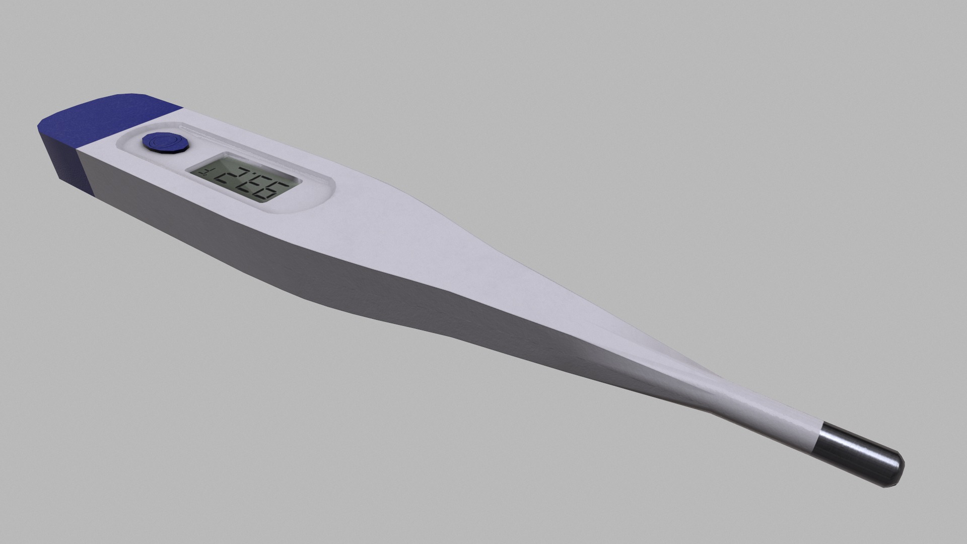 Thermometer Low Poly Low-poly 3D model_8