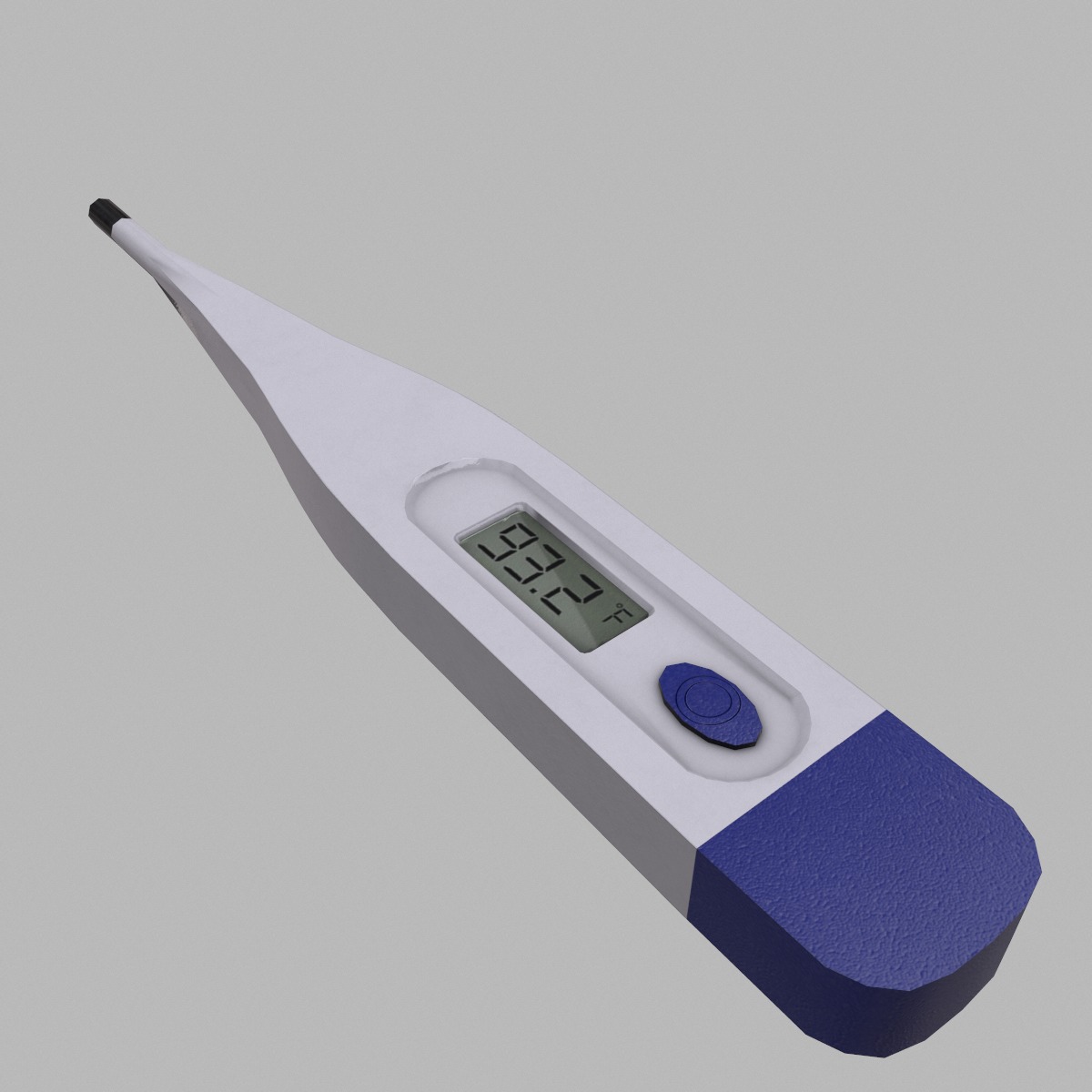 Thermometer Low Poly Low-poly 3D model_2