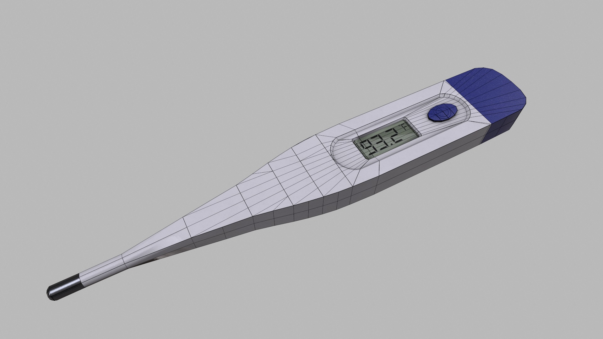 Thermometer Low Poly Low-poly 3D model_15