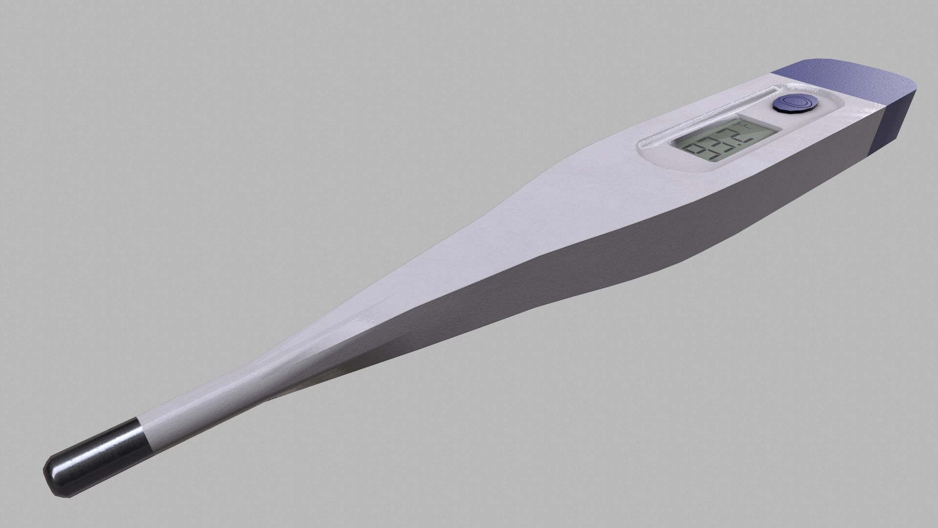 Thermometer Low Poly Low-poly 3D model_14