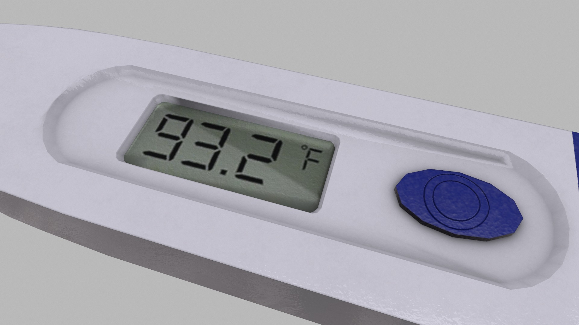 Thermometer Low Poly Low-poly 3D model_9