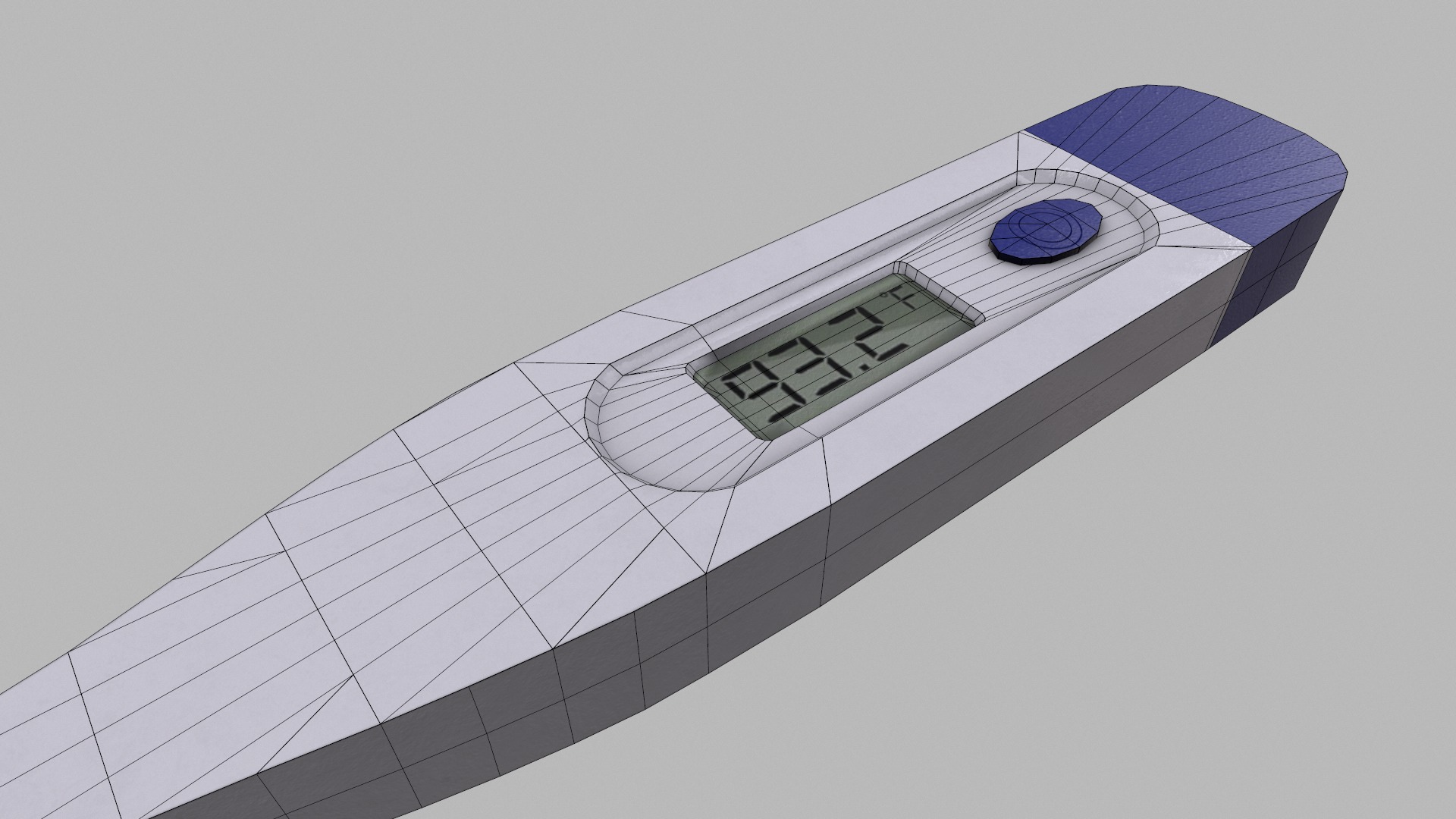 Thermometer Low Poly Low-poly 3D model_17