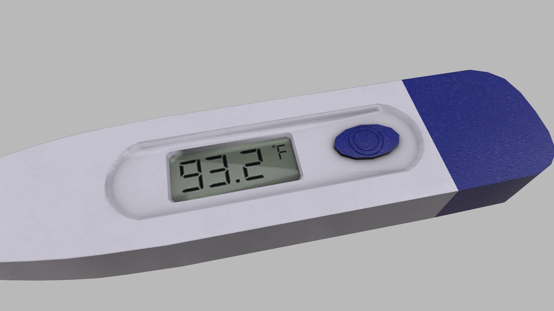 Thermometer Low Poly Low-poly 3D model_10