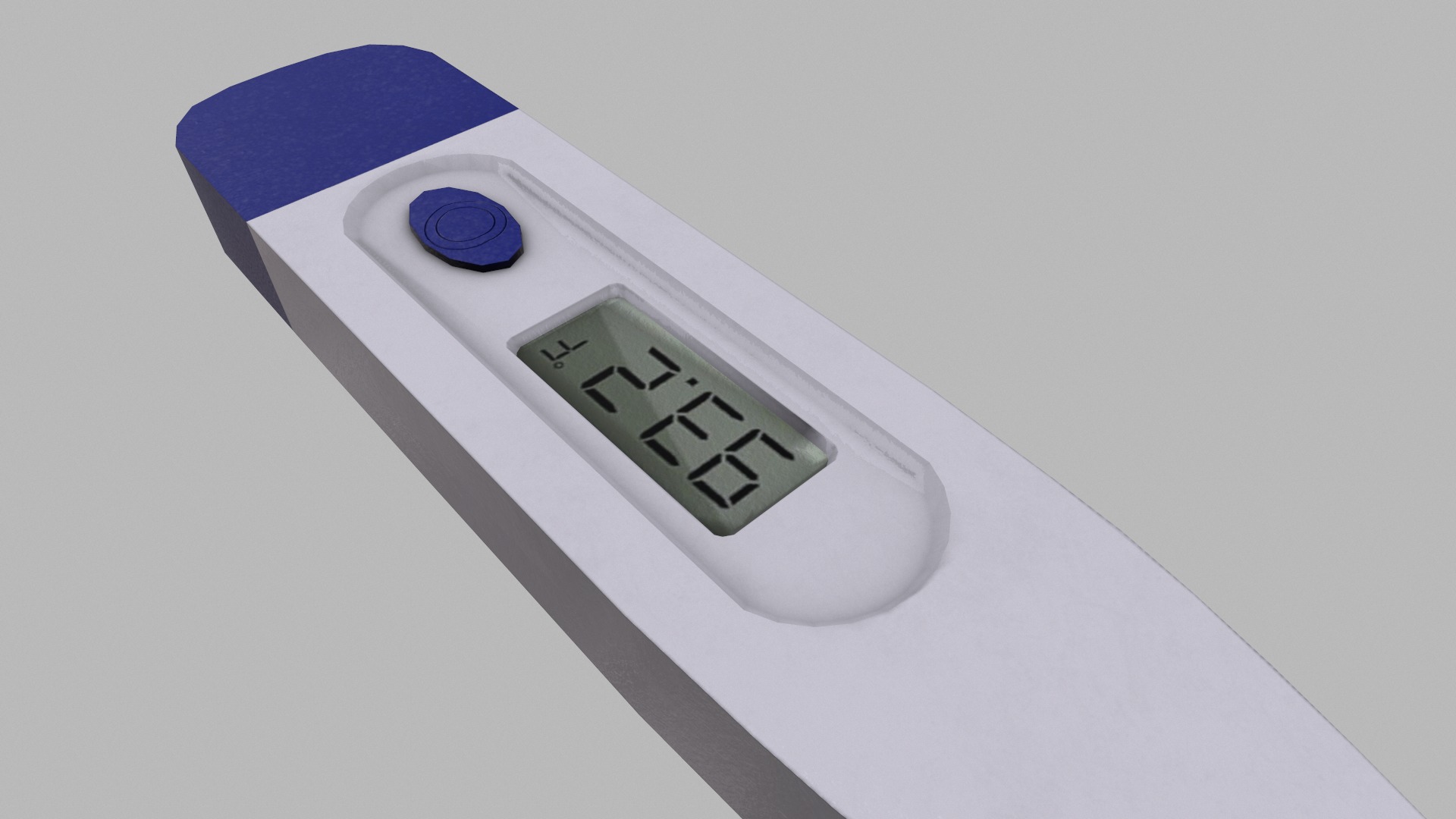 Thermometer Low Poly Low-poly 3D model_11