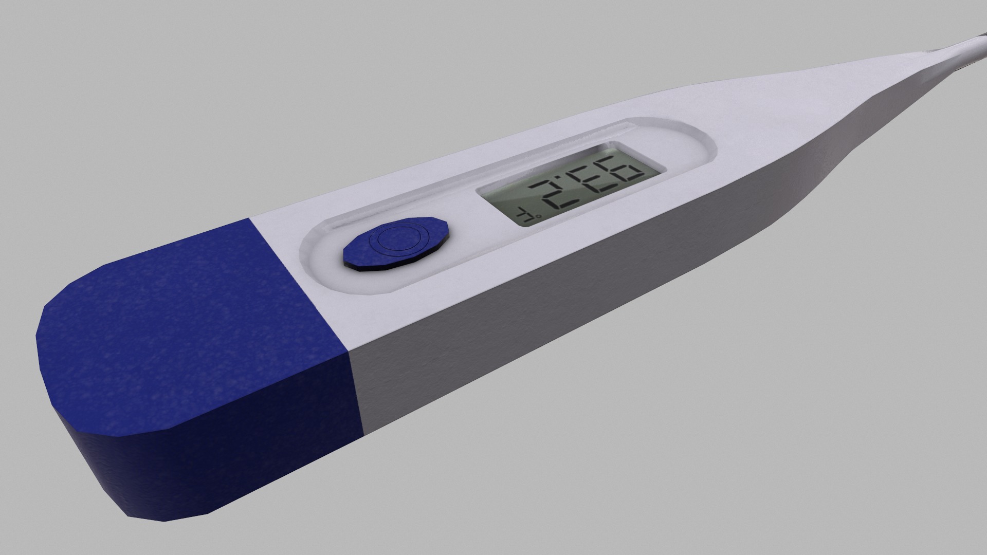 Thermometer Low Poly Low-poly 3D model_13