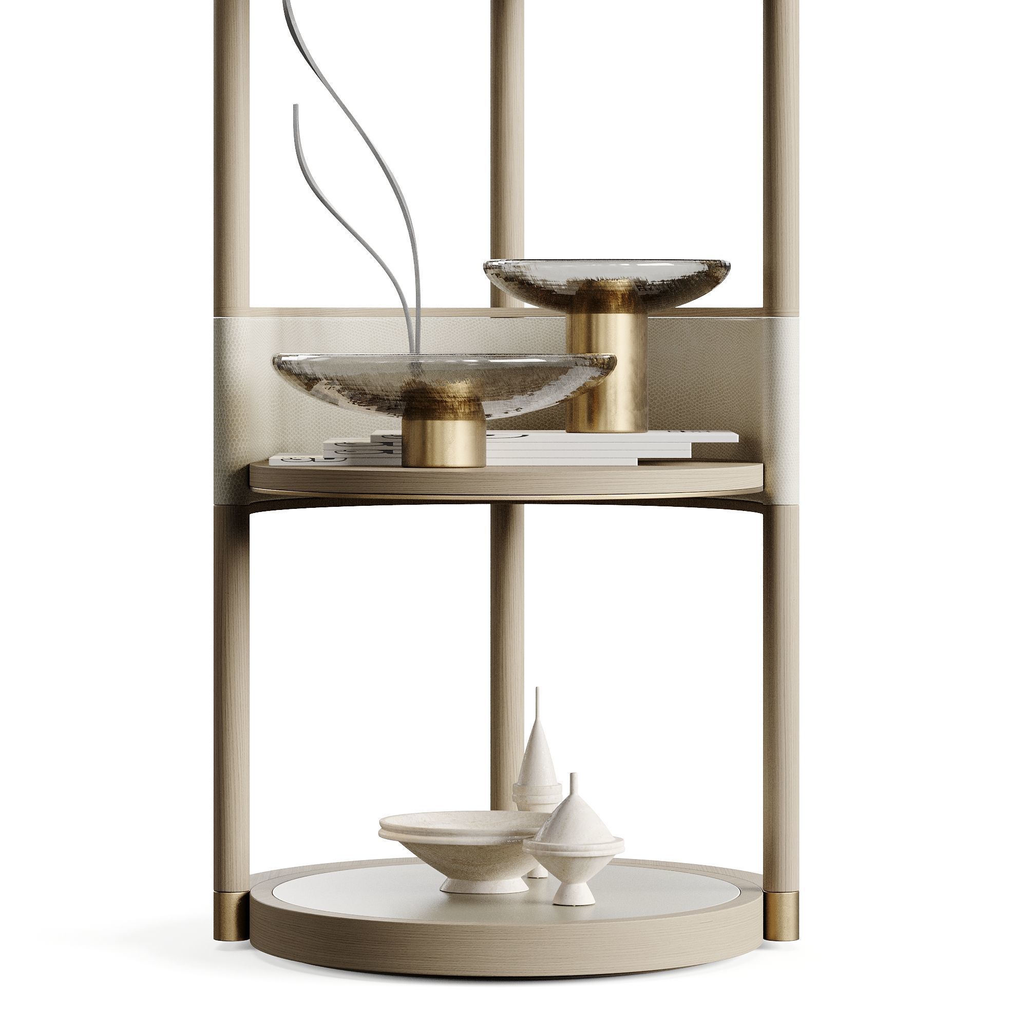 Frato ARLES Bookcase Low-poly 3D model_1