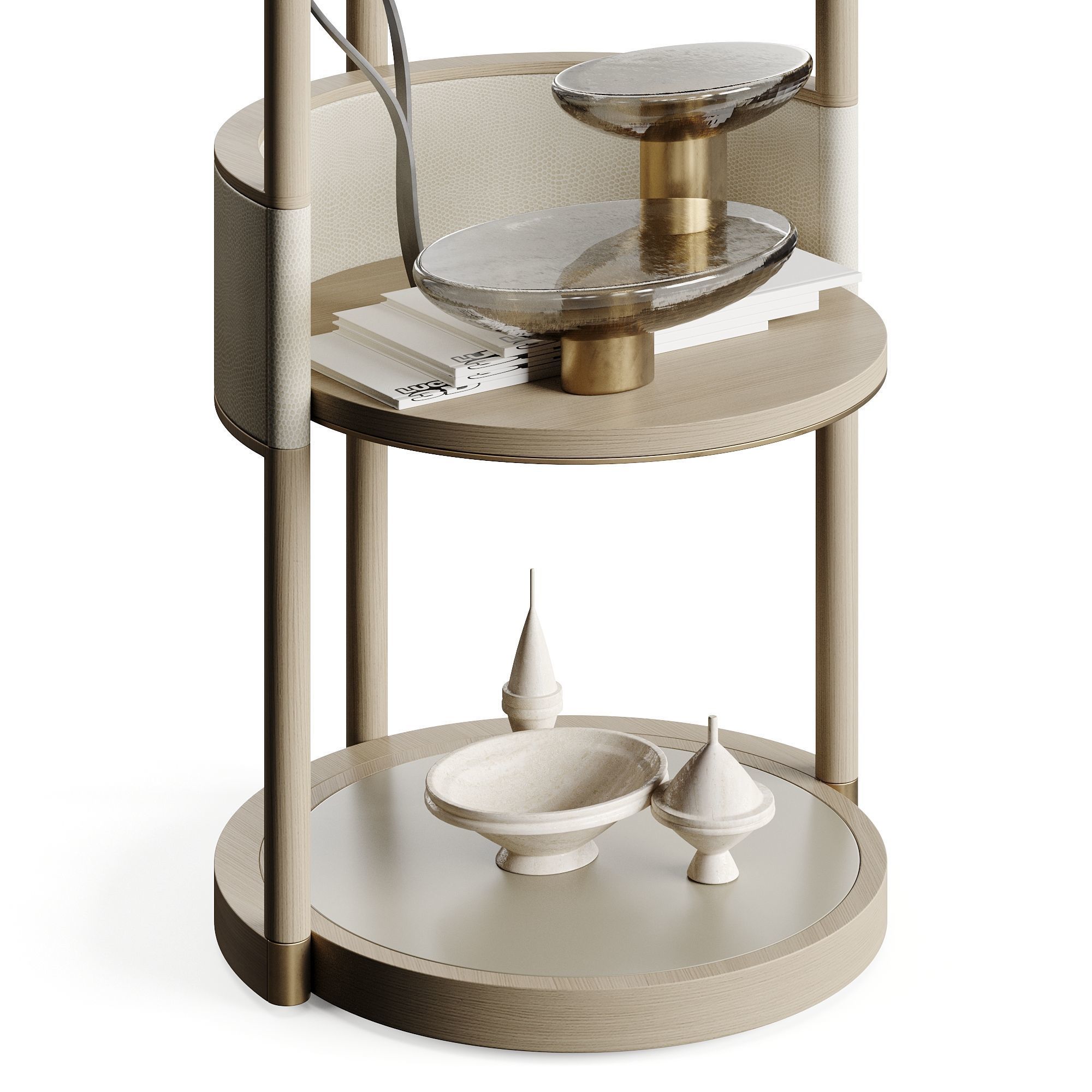 Frato ARLES Bookcase Low-poly 3D model_2