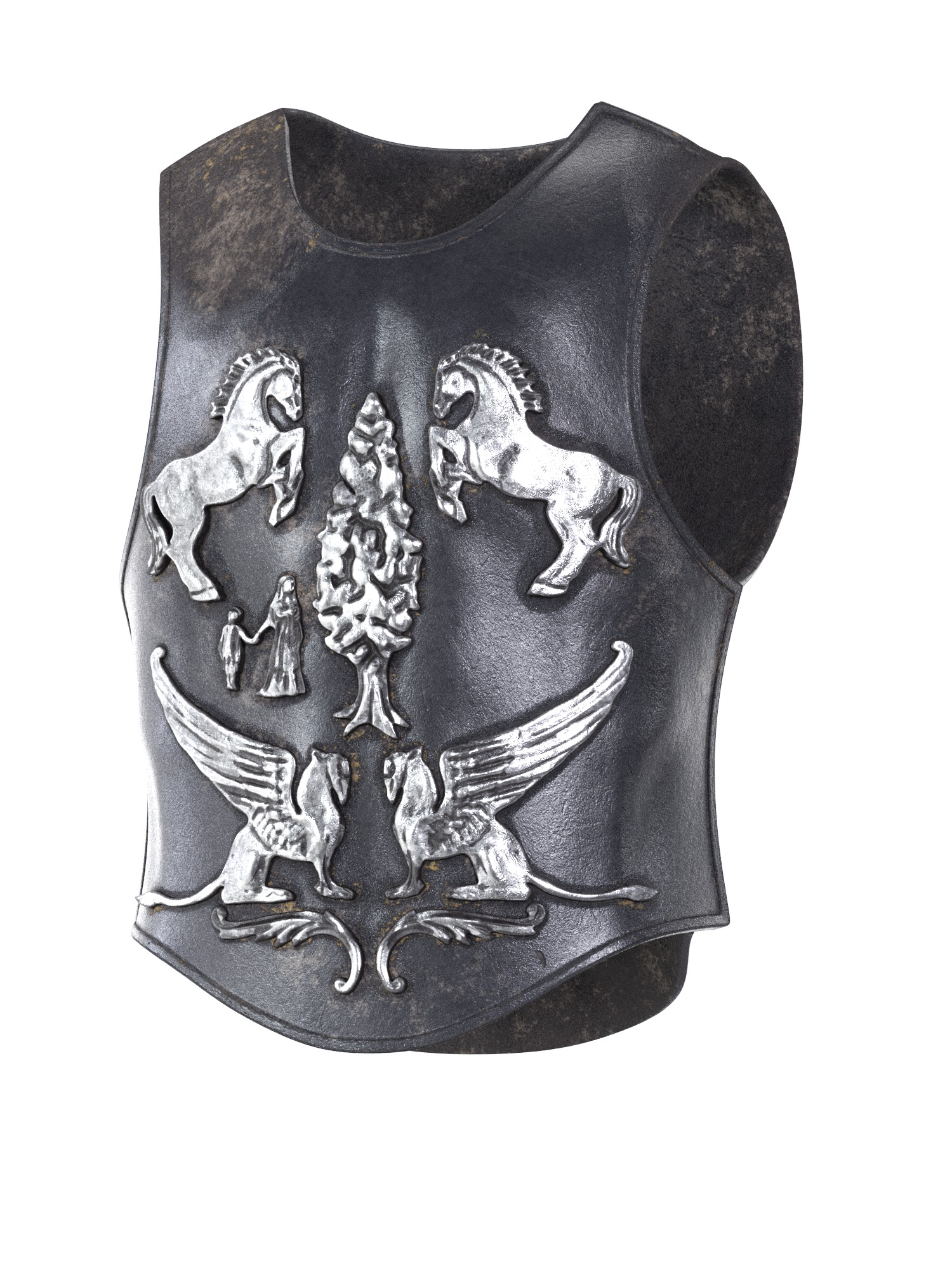 Gladiator Maximus armor helmet 3d Print model stl set 3D print model_21