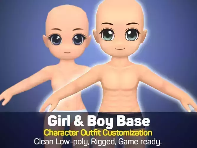 Base Mesh character - Outfit Customization