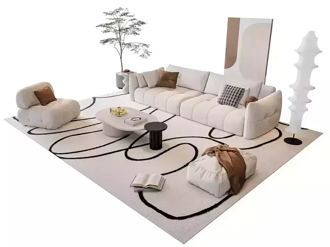 Sofa Coffee table sofa combination 20