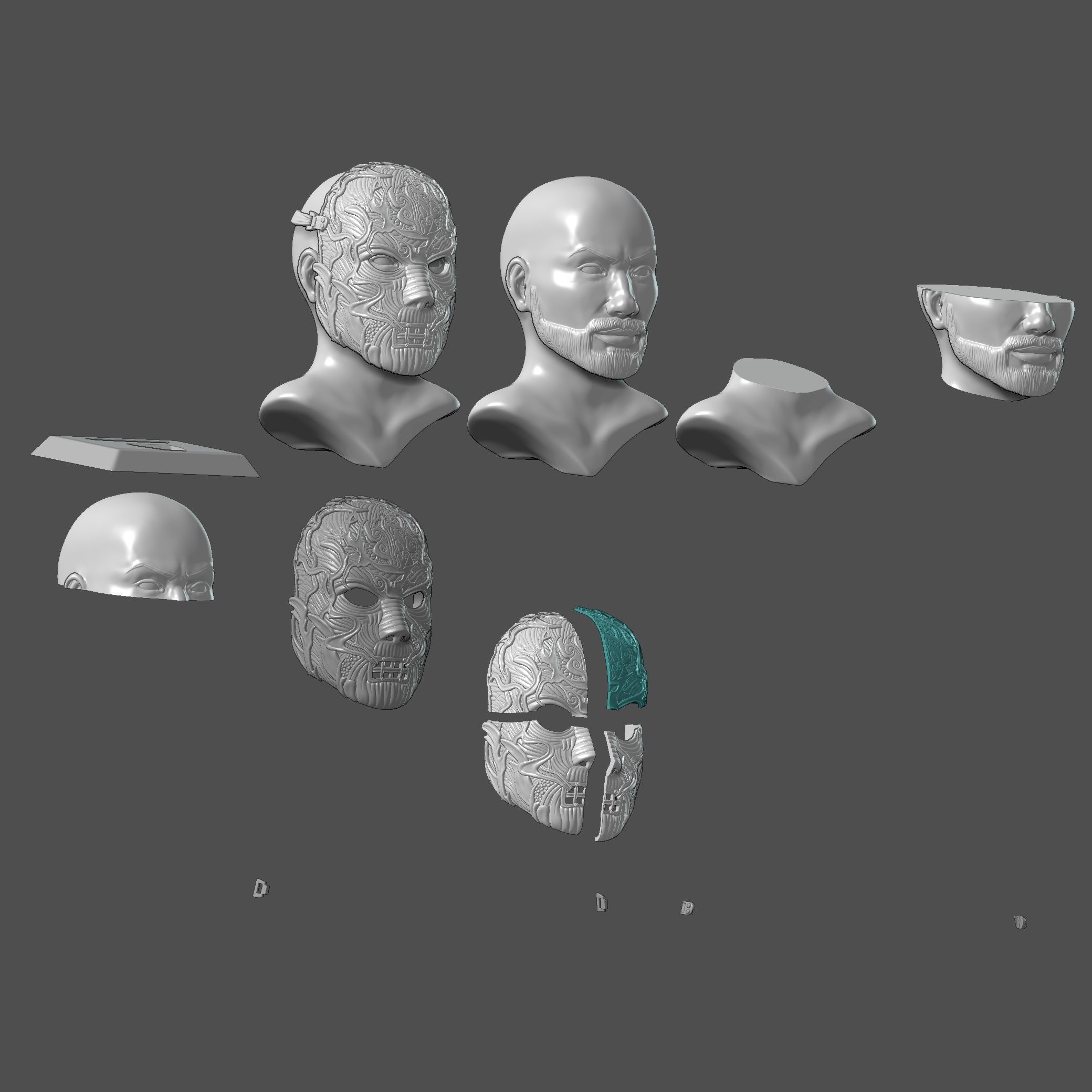 Mask - Alessandro Venturella -Vman - Slipknot 3D print model_22