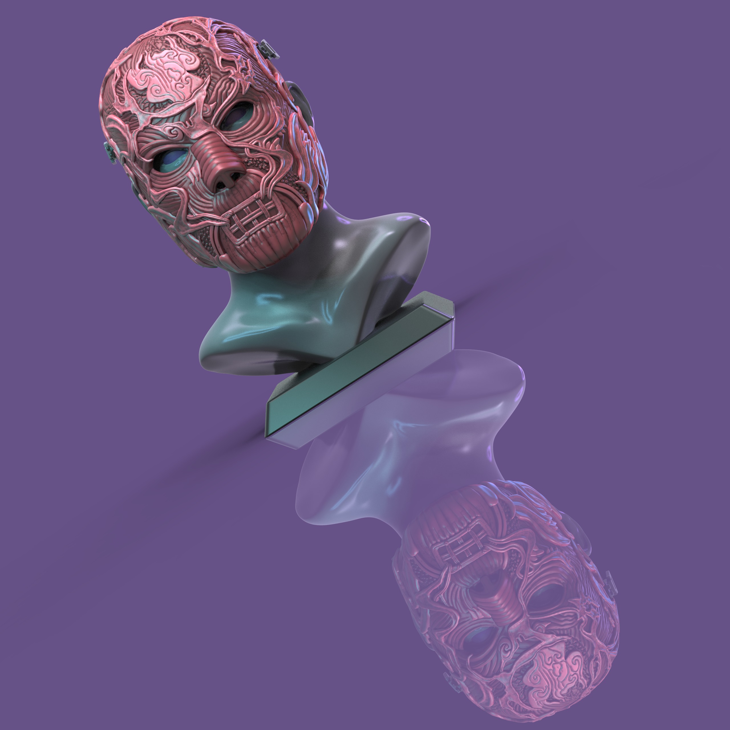 Mask - Alessandro Venturella -Vman - Slipknot 3D print model_3