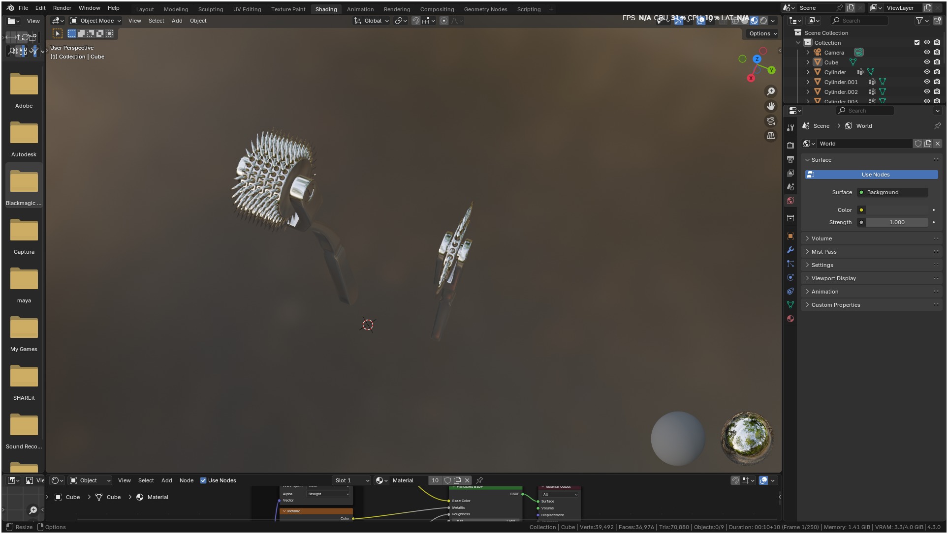 Wartenberg Neurological Pin Wheel Set 3D model_55