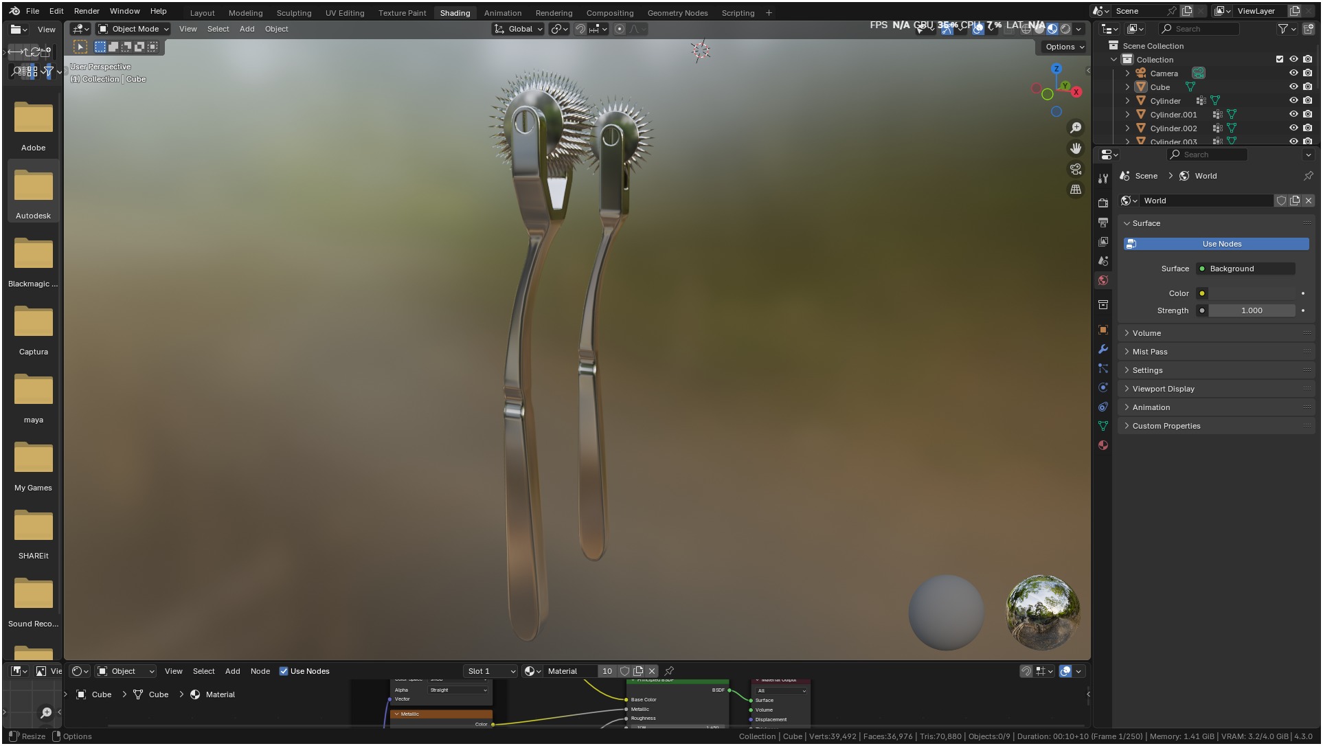 Wartenberg Neurological Pin Wheel Set 3D model_51