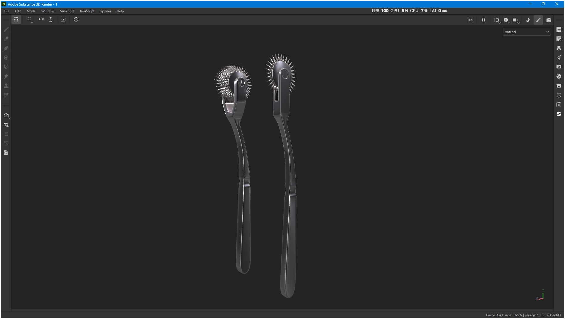 Wartenberg Neurological Pin Wheel Set 3D model_6