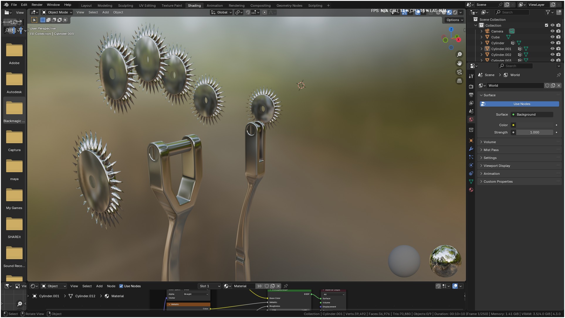 Wartenberg Neurological Pin Wheel Set 3D model_60