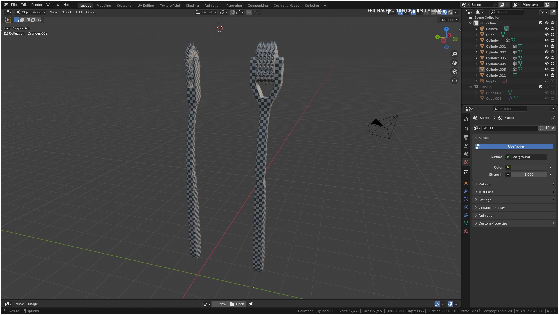 Wartenberg Neurological Pin Wheel Set 3D model_46