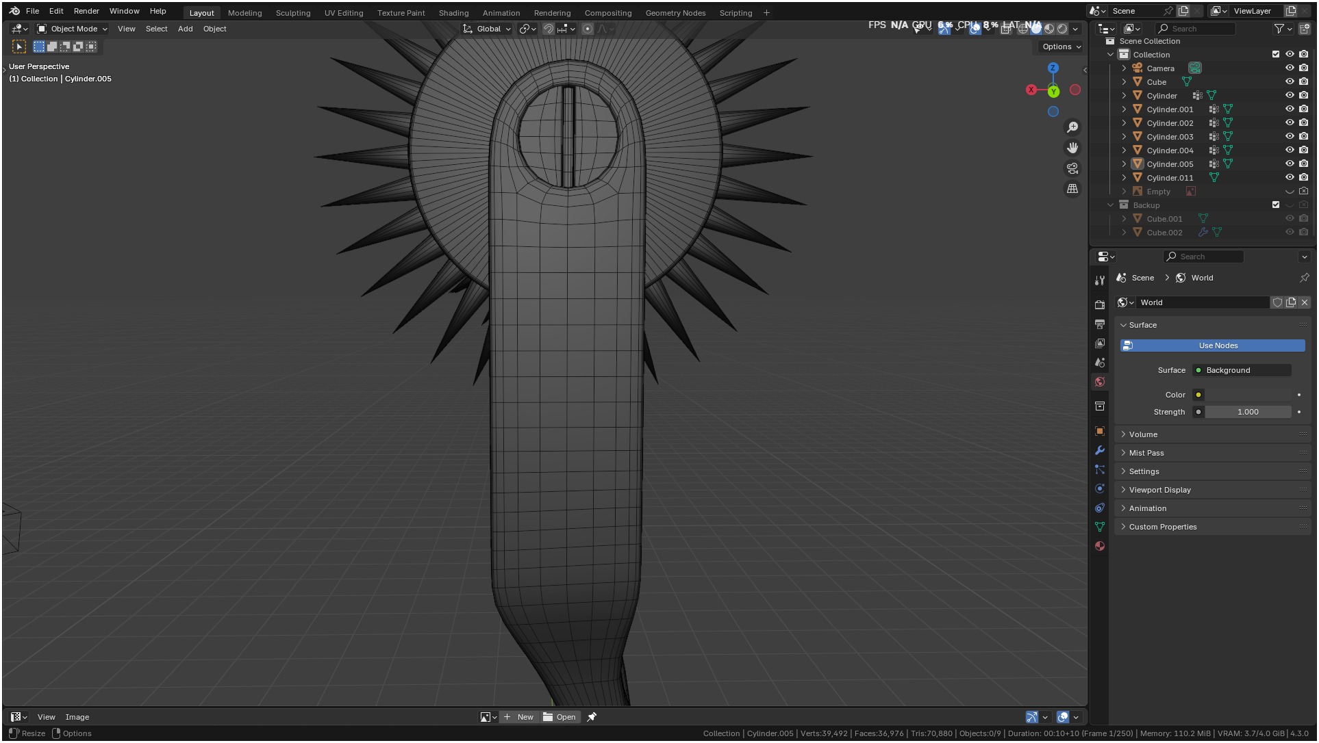 Wartenberg Neurological Pin Wheel Set 3D model_40