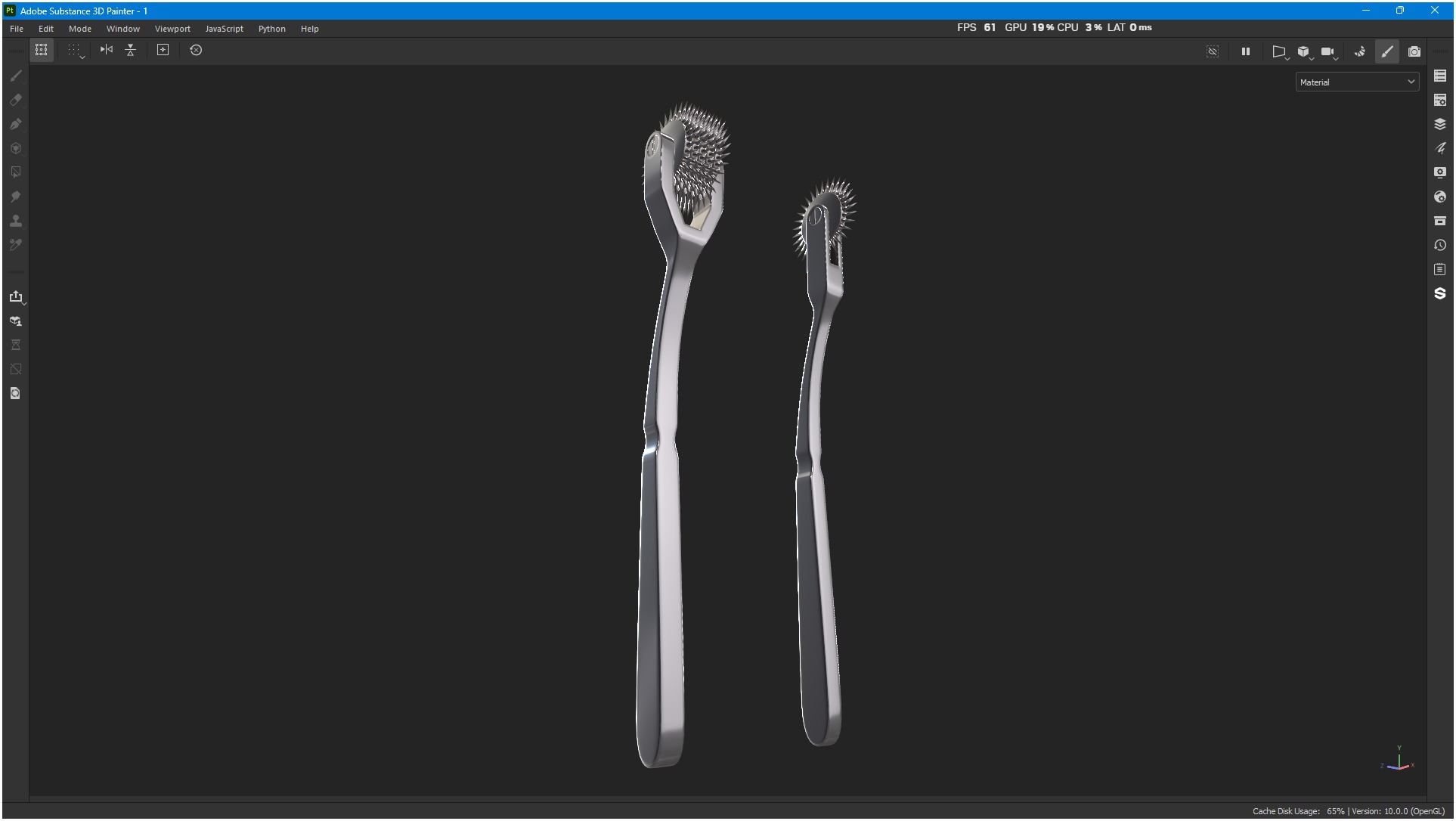 Wartenberg Neurological Pin Wheel Set 3D model_2