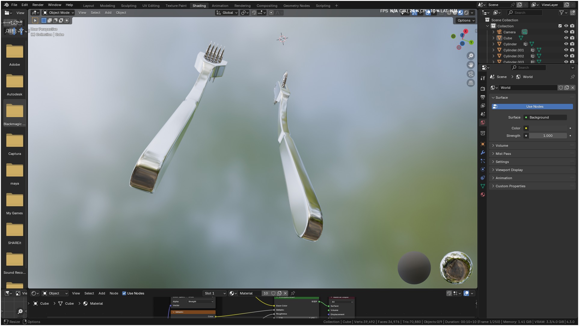 Wartenberg Neurological Pin Wheel Set 3D model_56