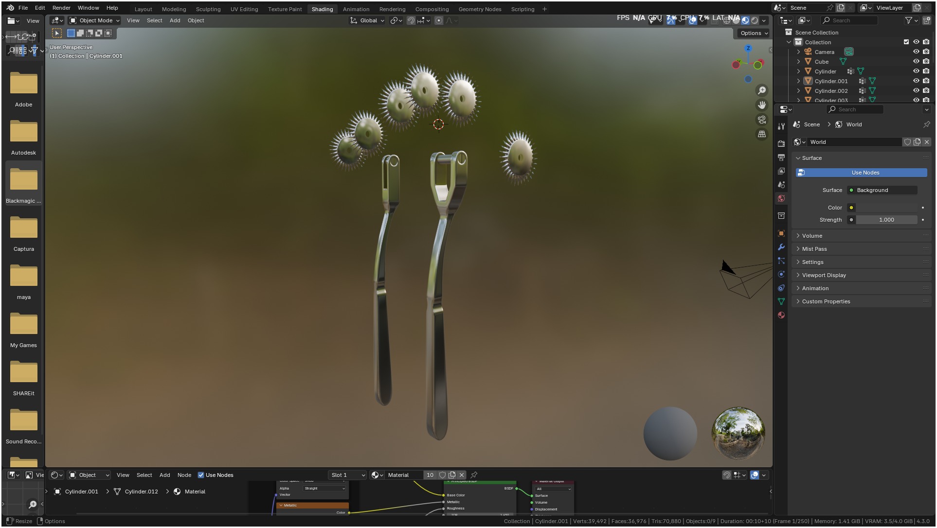 Wartenberg Neurological Pin Wheel Set 3D model_58