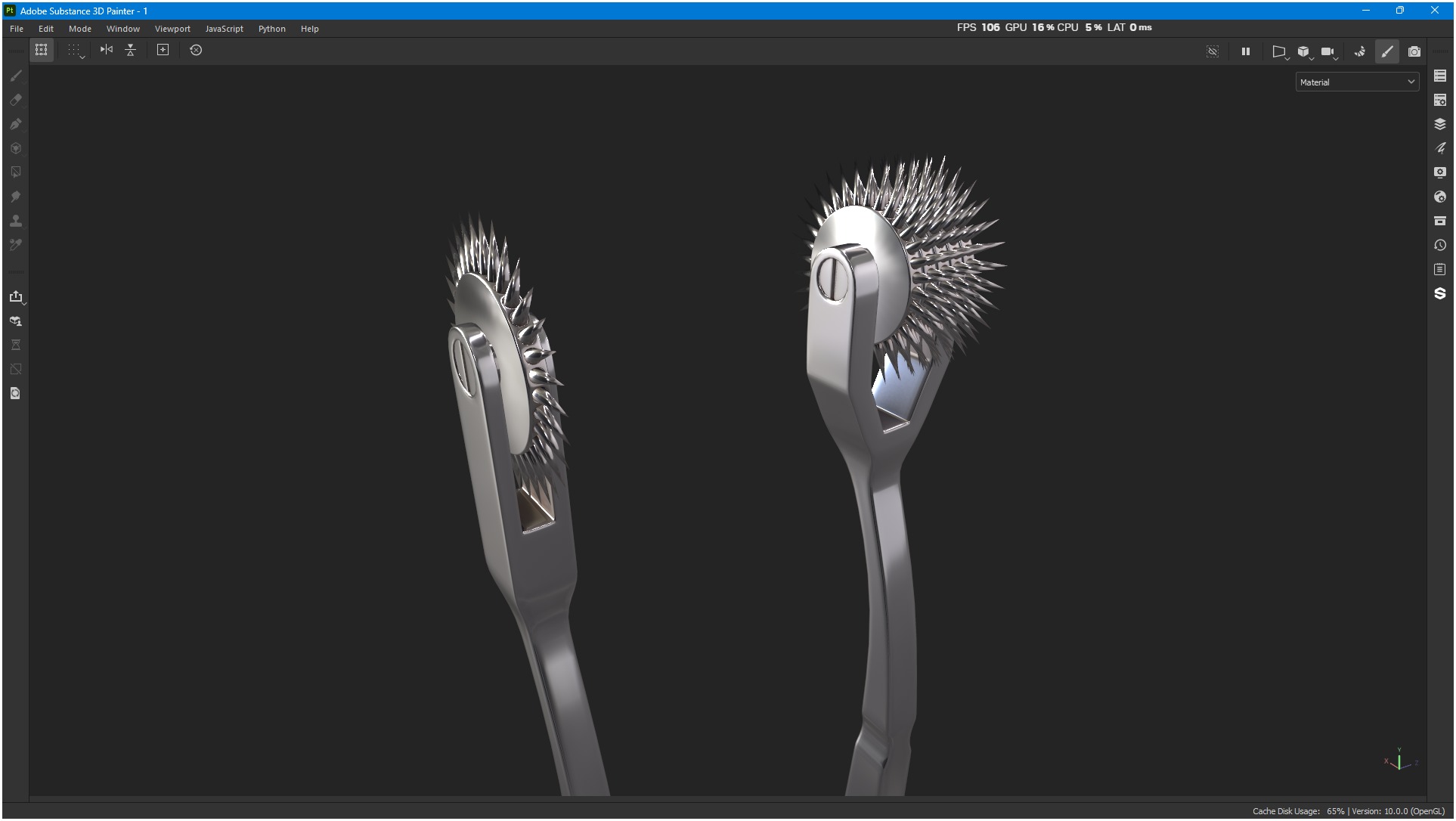 Wartenberg Neurological Pin Wheel Set 3D model_8