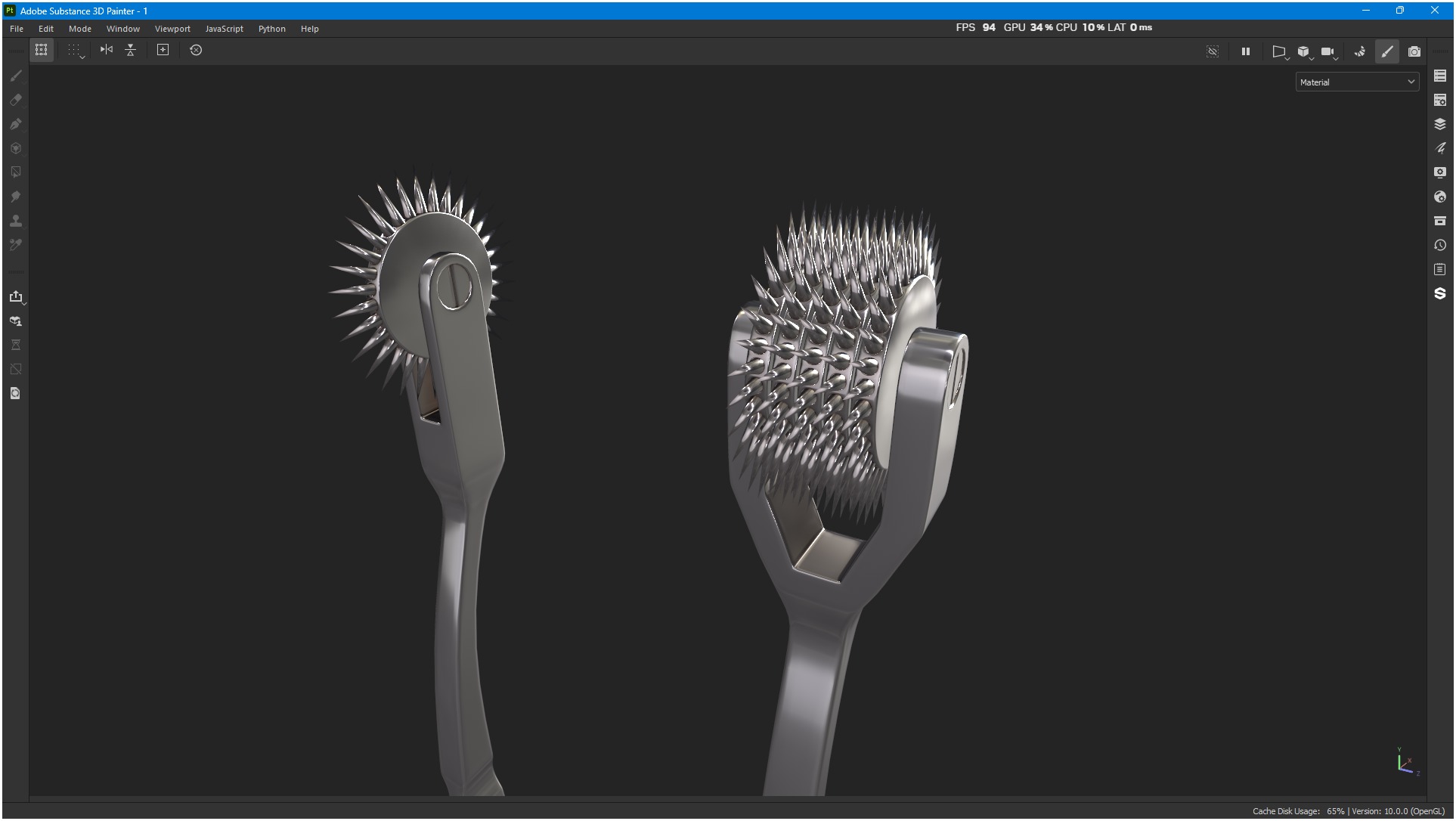 Wartenberg Neurological Pin Wheel Set 3D model_9