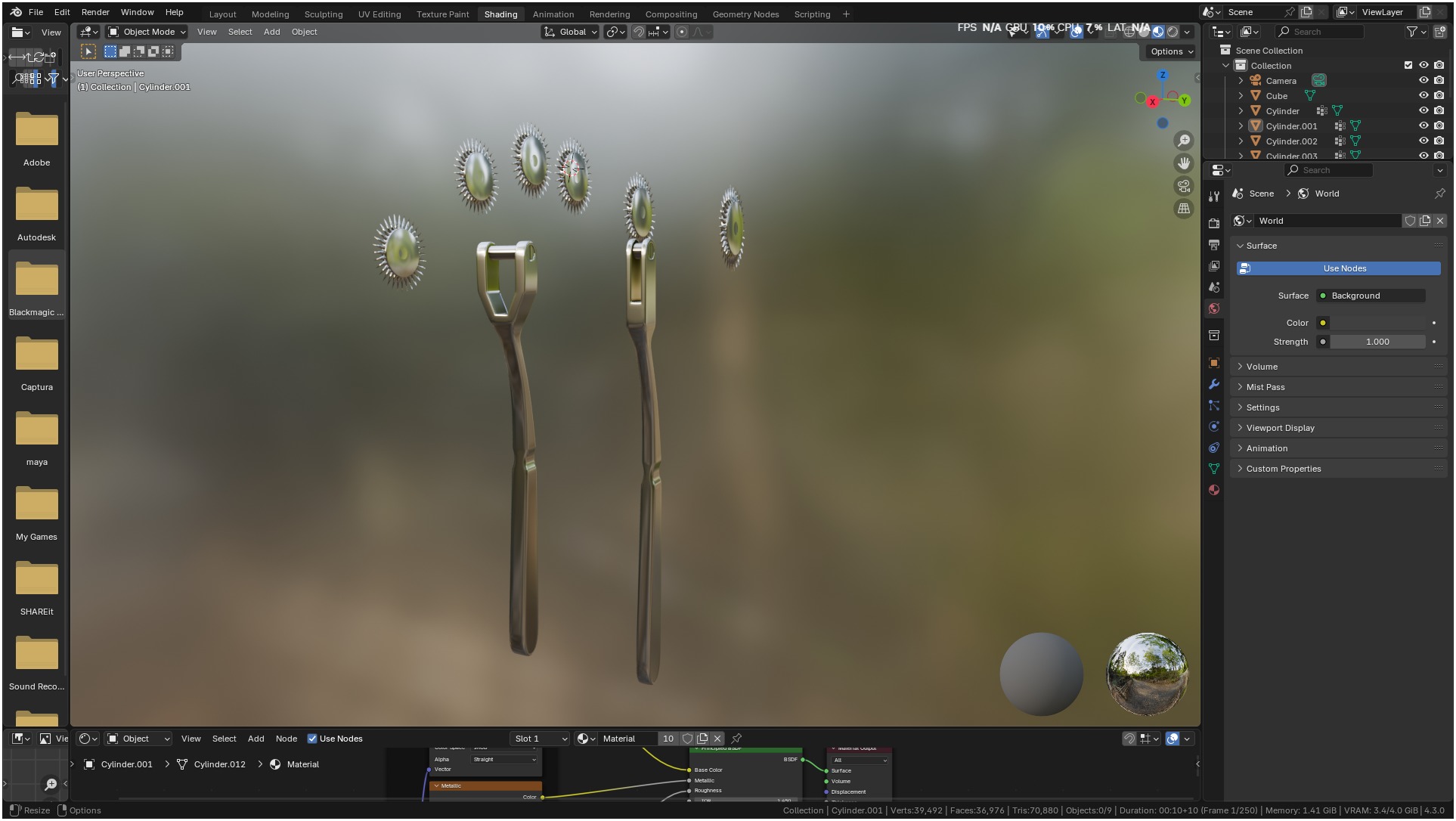 Wartenberg Neurological Pin Wheel Set 3D model_57