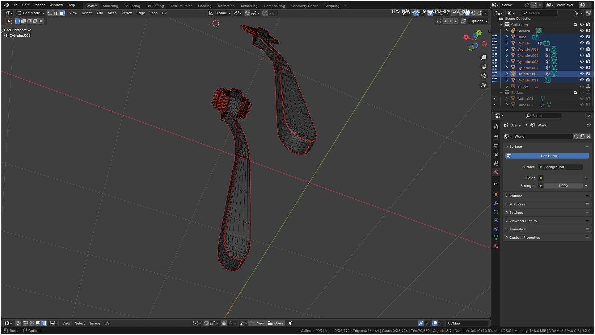 Wartenberg Neurological Pin Wheel Set 3D model_37