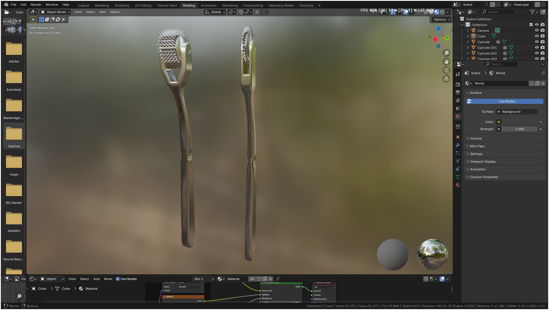 Wartenberg Neurological Pin Wheel Set 3D model_54