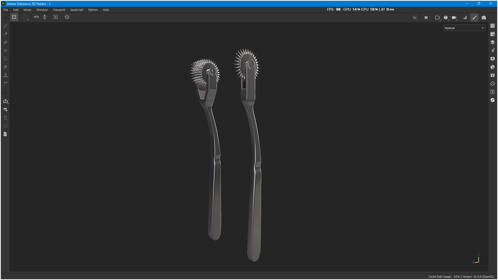 Wartenberg Neurological Pin Wheel Set 3D model_4