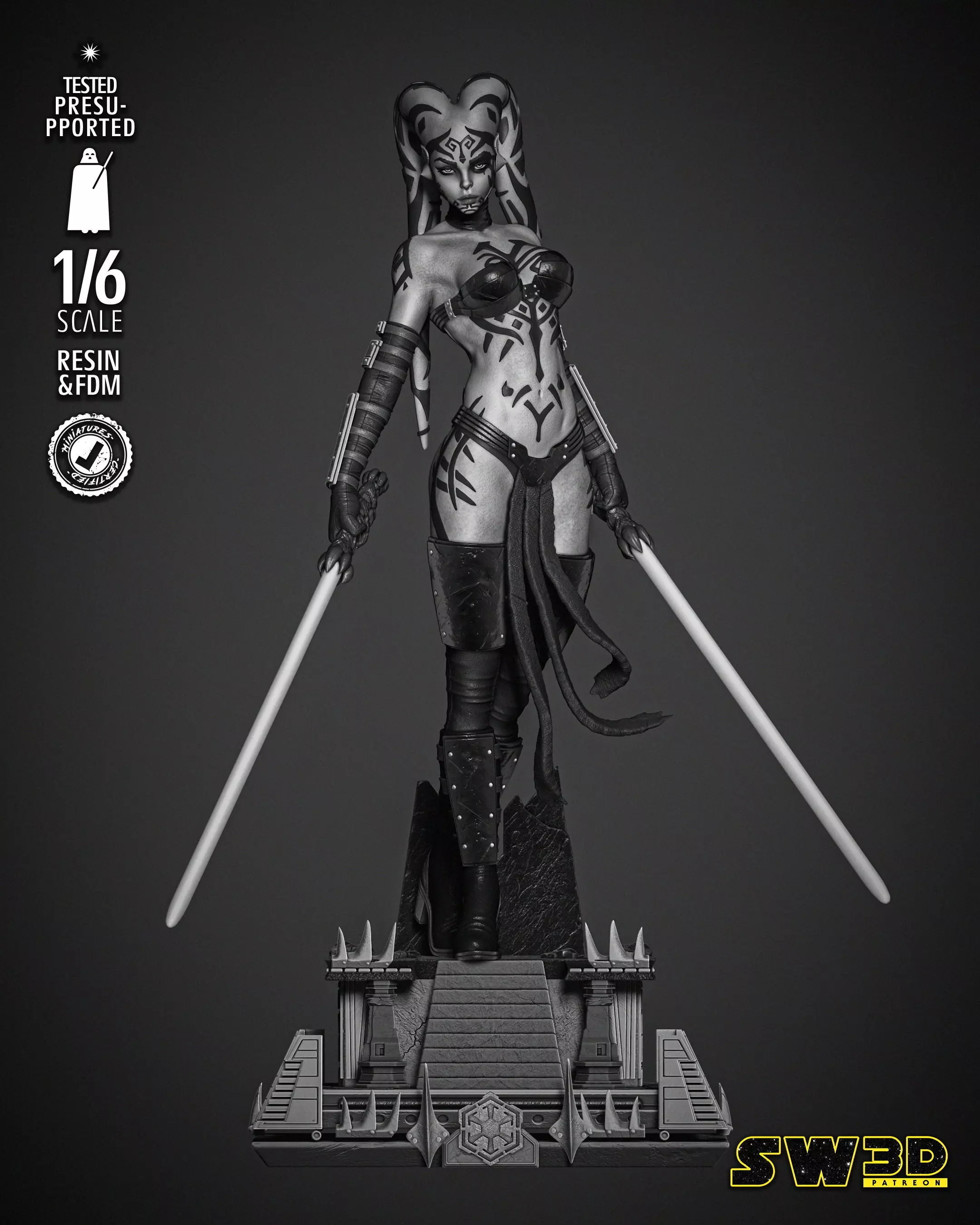STAR WARS Darth Talon Sculpture 3D print model