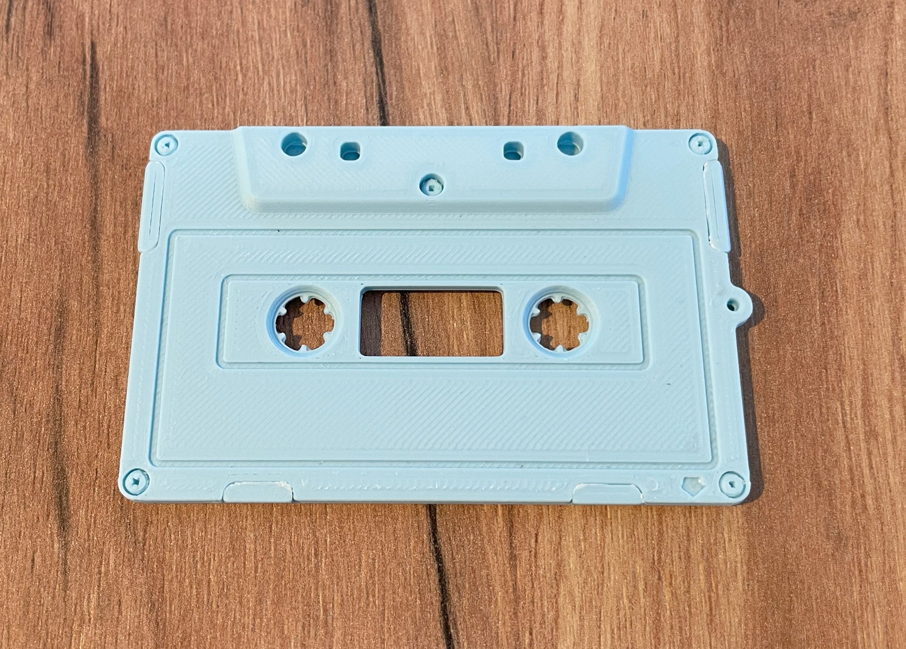 CASSETTE BADGE HOLDER 3D print model_5