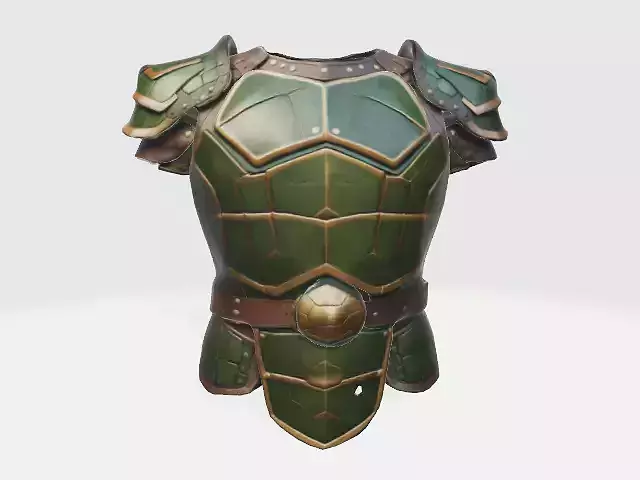 Turtle armor 3D model