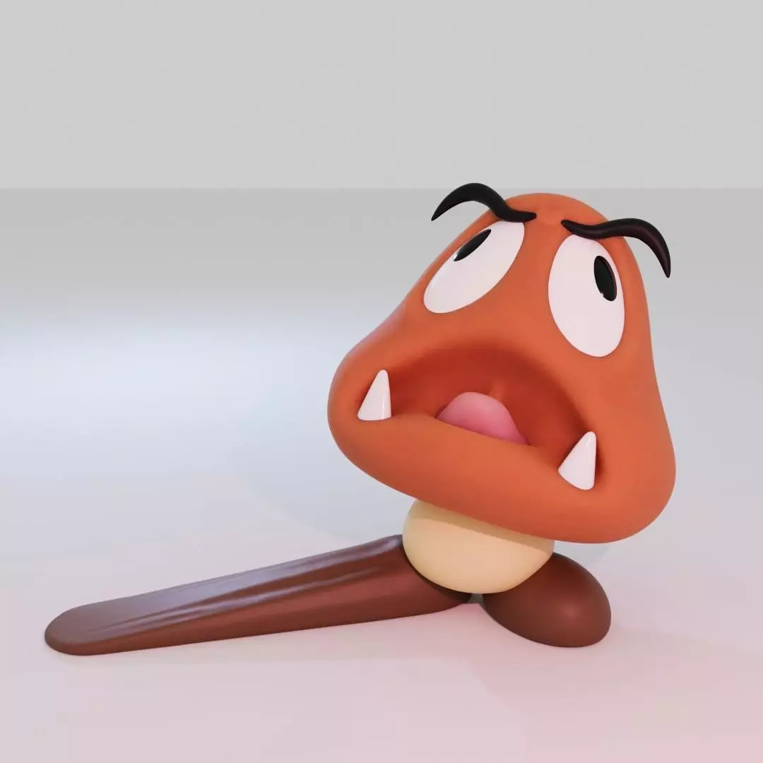GOOMBA DOOR STOPPER Free 3D print model
