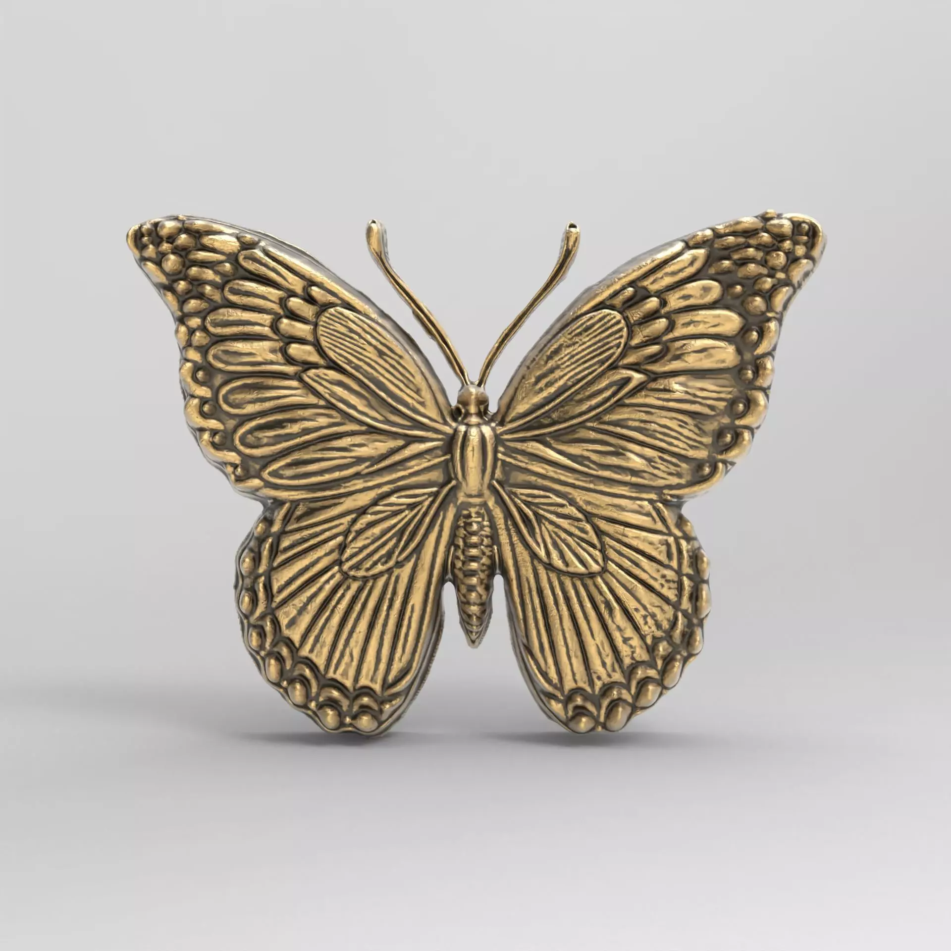 butterfly cnc baserelife 3D print model