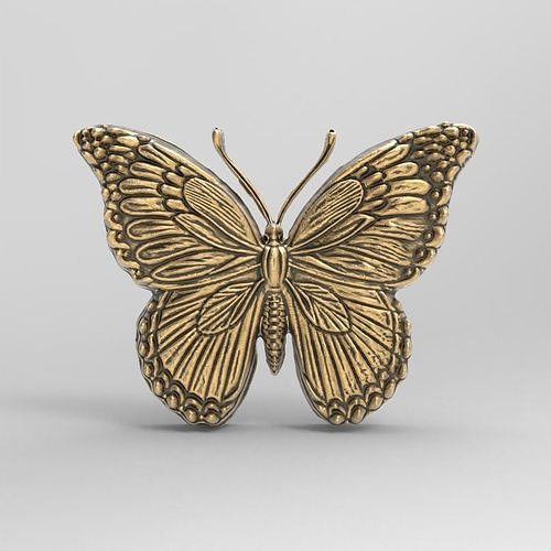 butterfly cnc baserelife  3D print model
