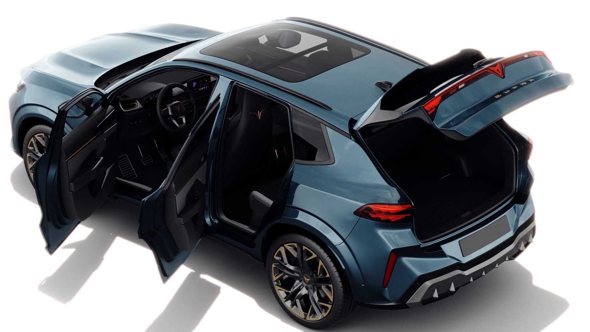 Cupra Terramar 2025 with interior 3D model_12