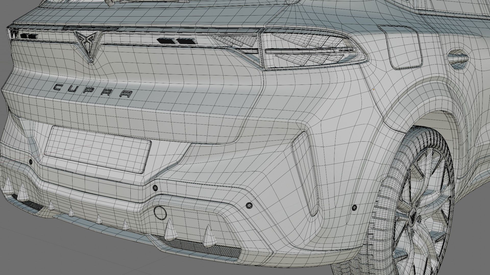 Cupra Terramar 2025 with interior 3D model_34
