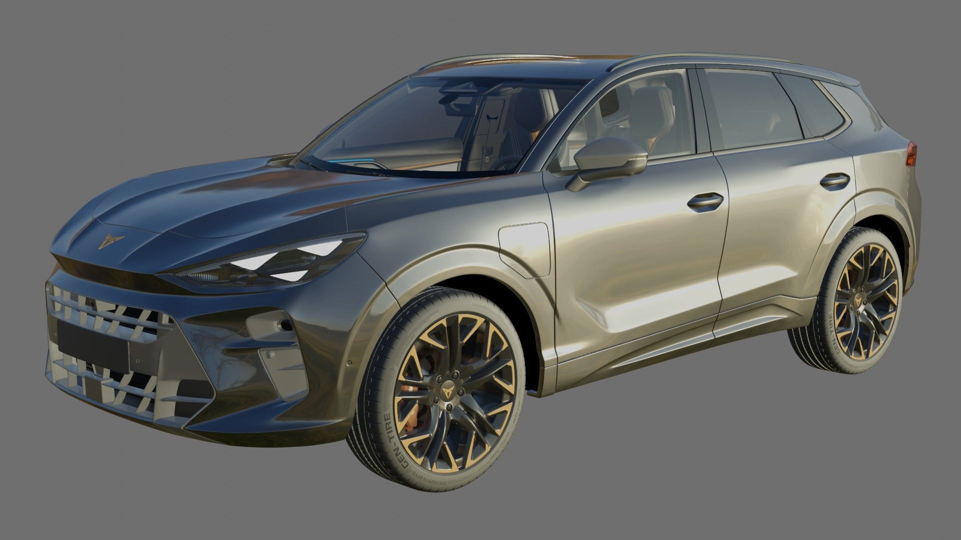 Cupra Terramar 2025 with interior 3D model_19