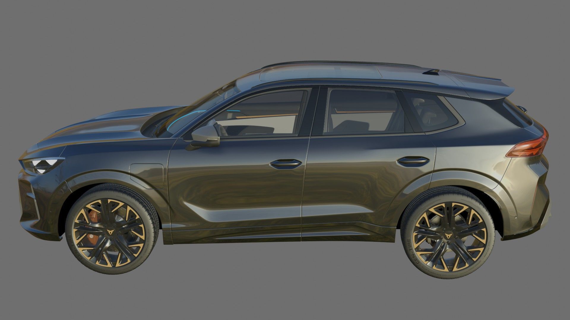 Cupra Terramar 2025 with interior 3D model_23