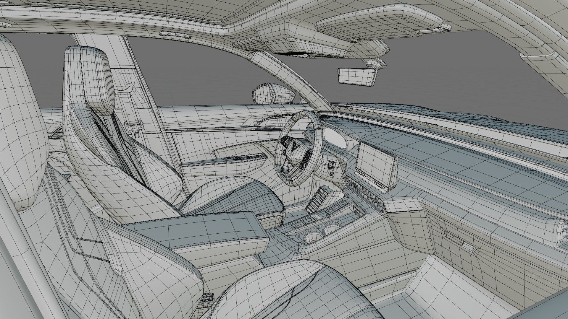 Cupra Terramar 2025 with interior 3D model_35