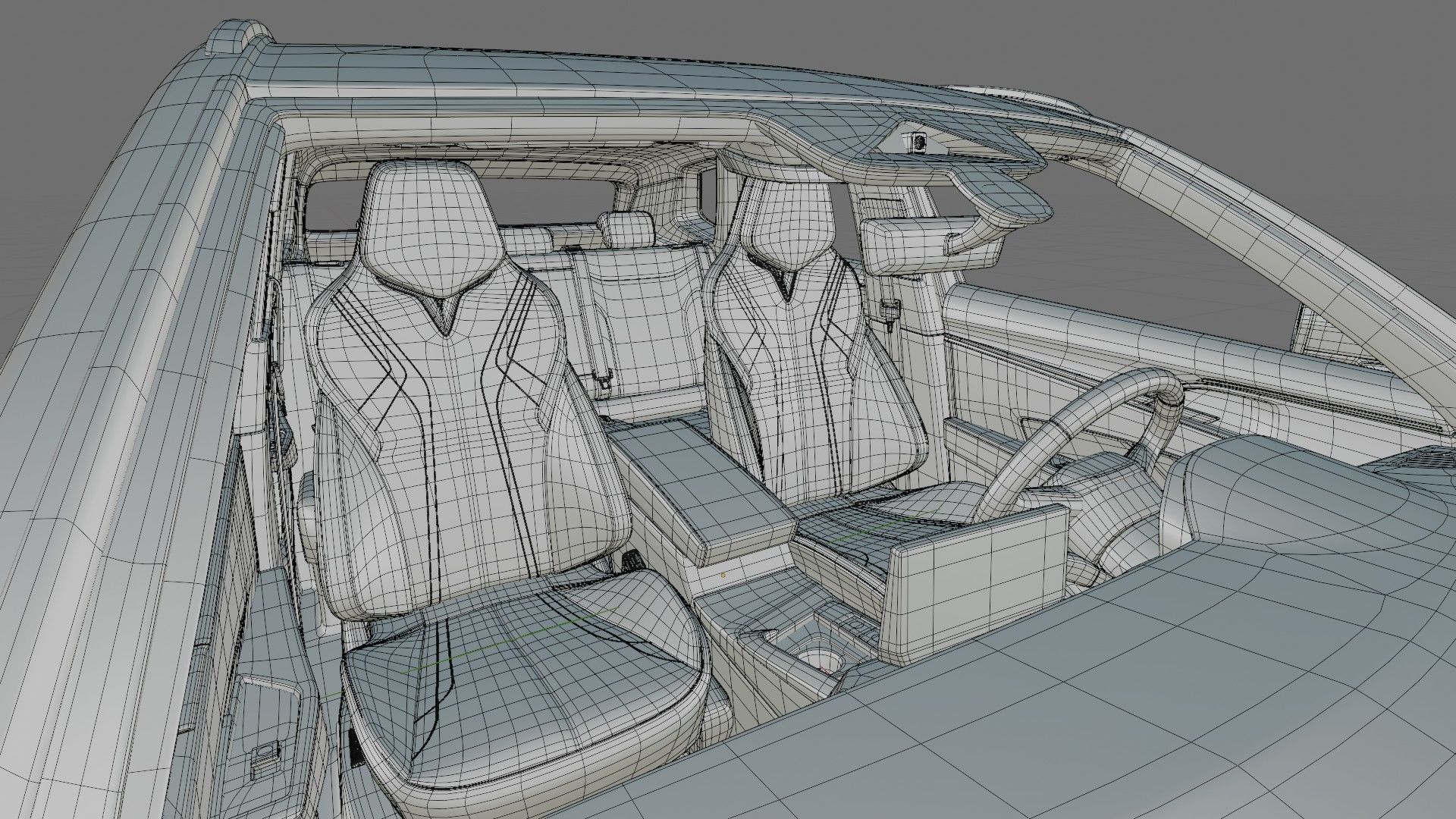 Cupra Terramar 2025 with interior 3D model_36