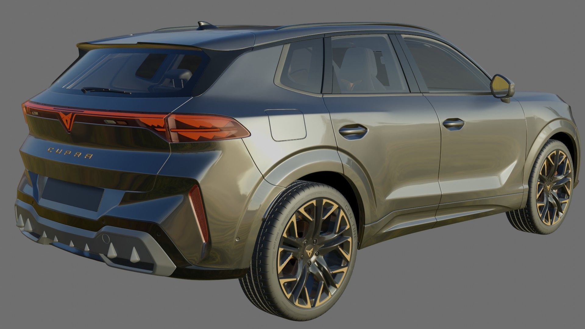 Cupra Terramar 2025 with interior 3D model_20