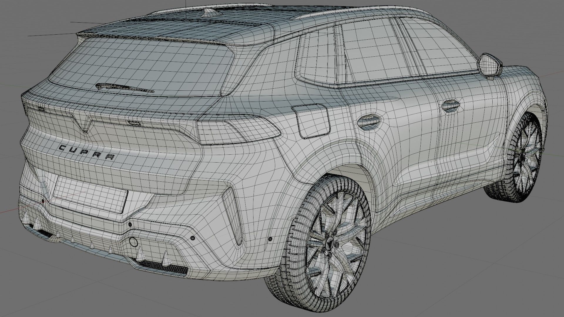 Cupra Terramar 2025 with interior 3D model_32