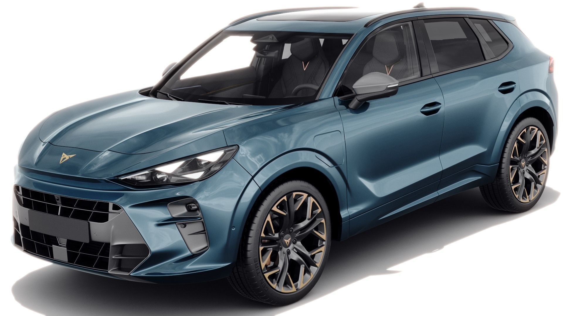 Cupra Terramar 2025 with interior 3D model_1